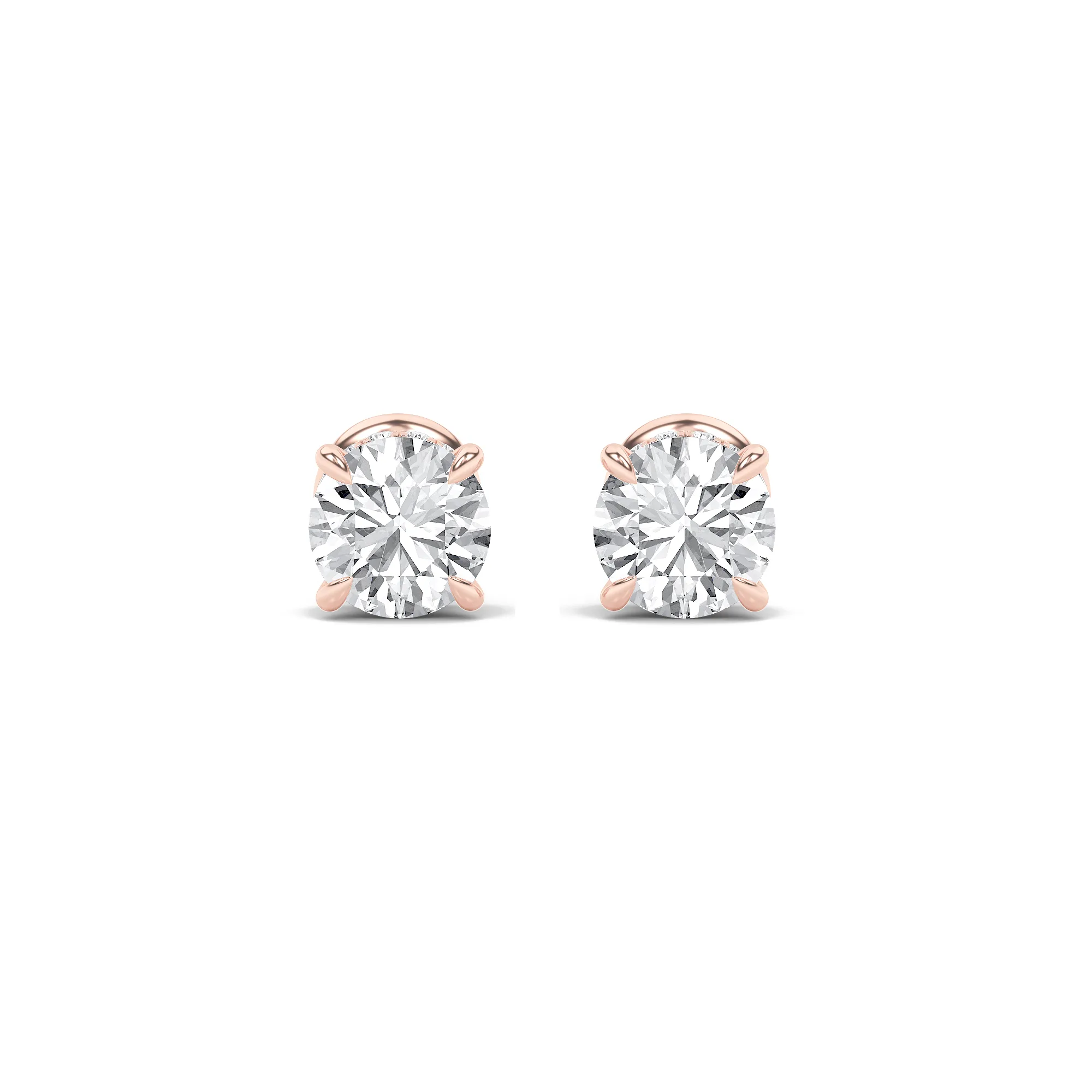 Fuego de Umbral, princess 2N Graded Premium Lab Grown Diamond earring at 2N Diamonds