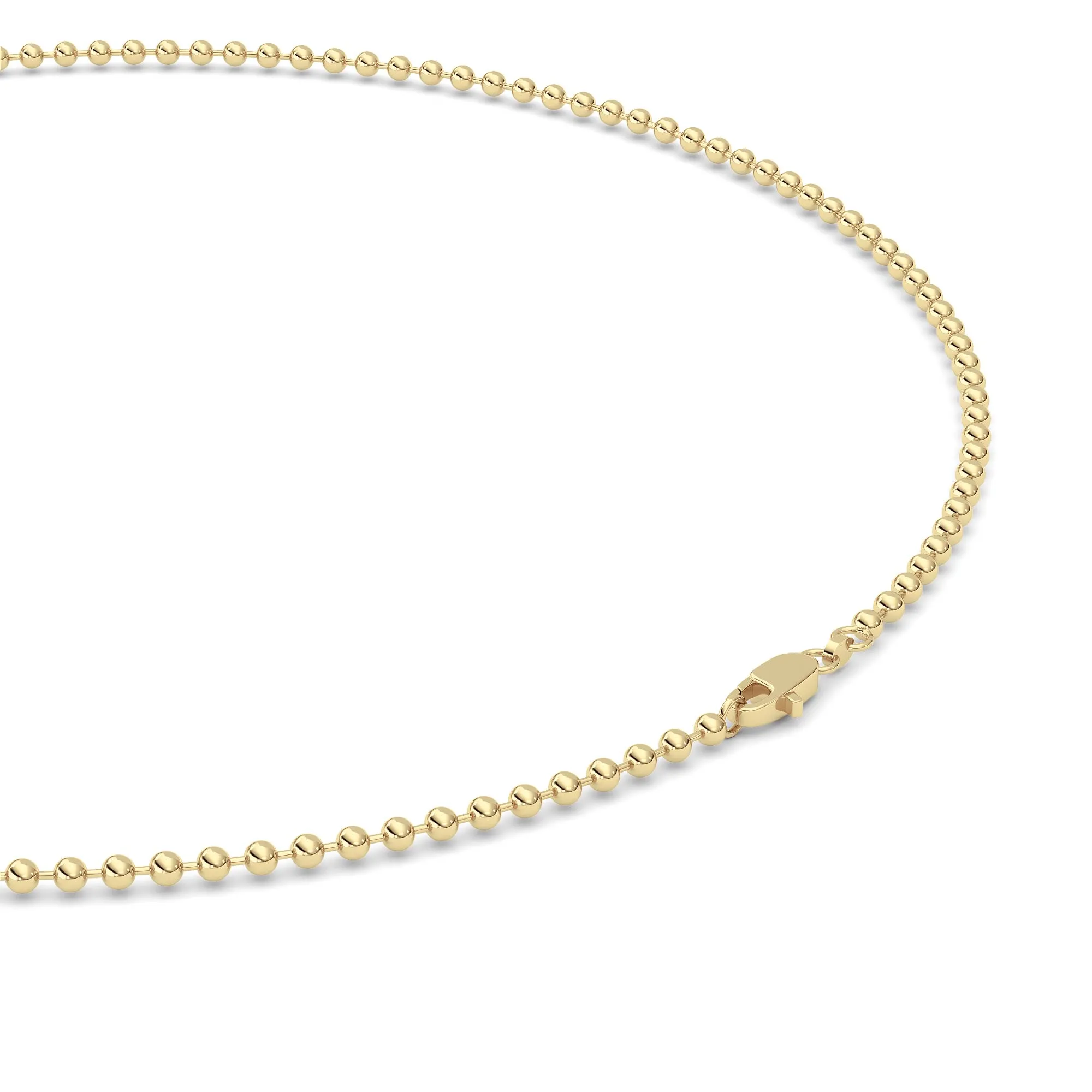 Bruma Rara lab grown diamond necklace, detail of the diamonds