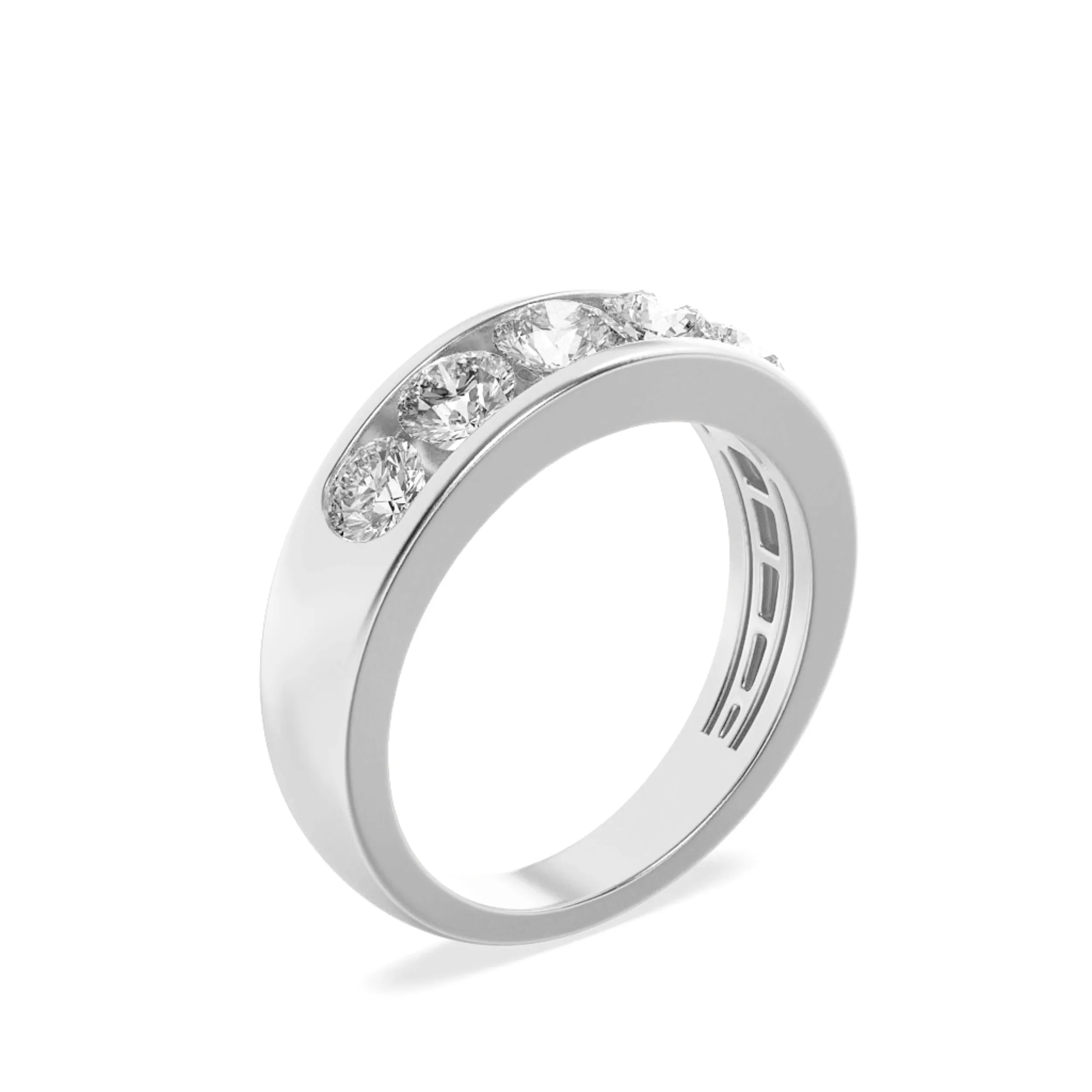 Eco Encendido lab grown diamond men’s ring, side profile