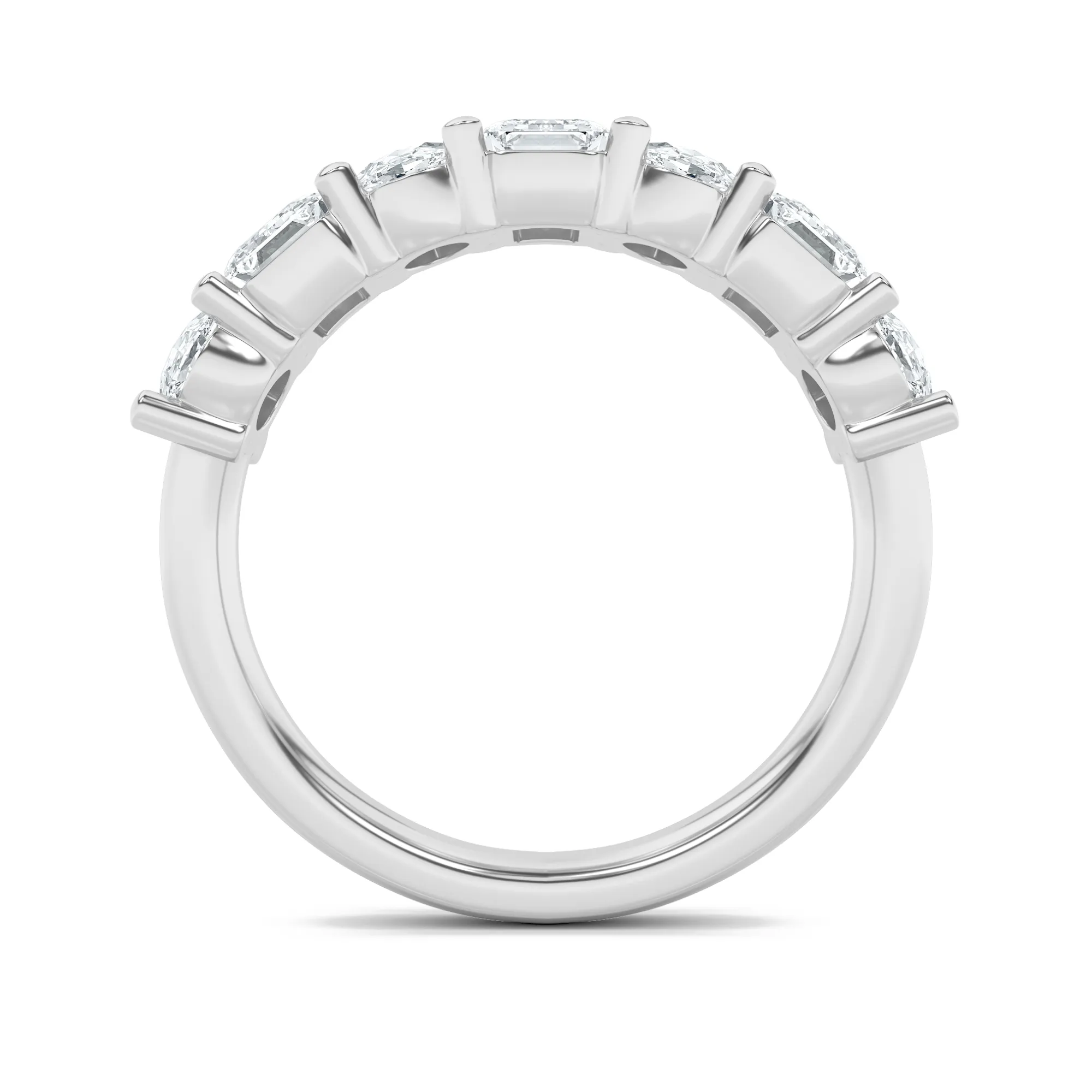 Lluvia Dorada lab grown diamond ring, on-hand view