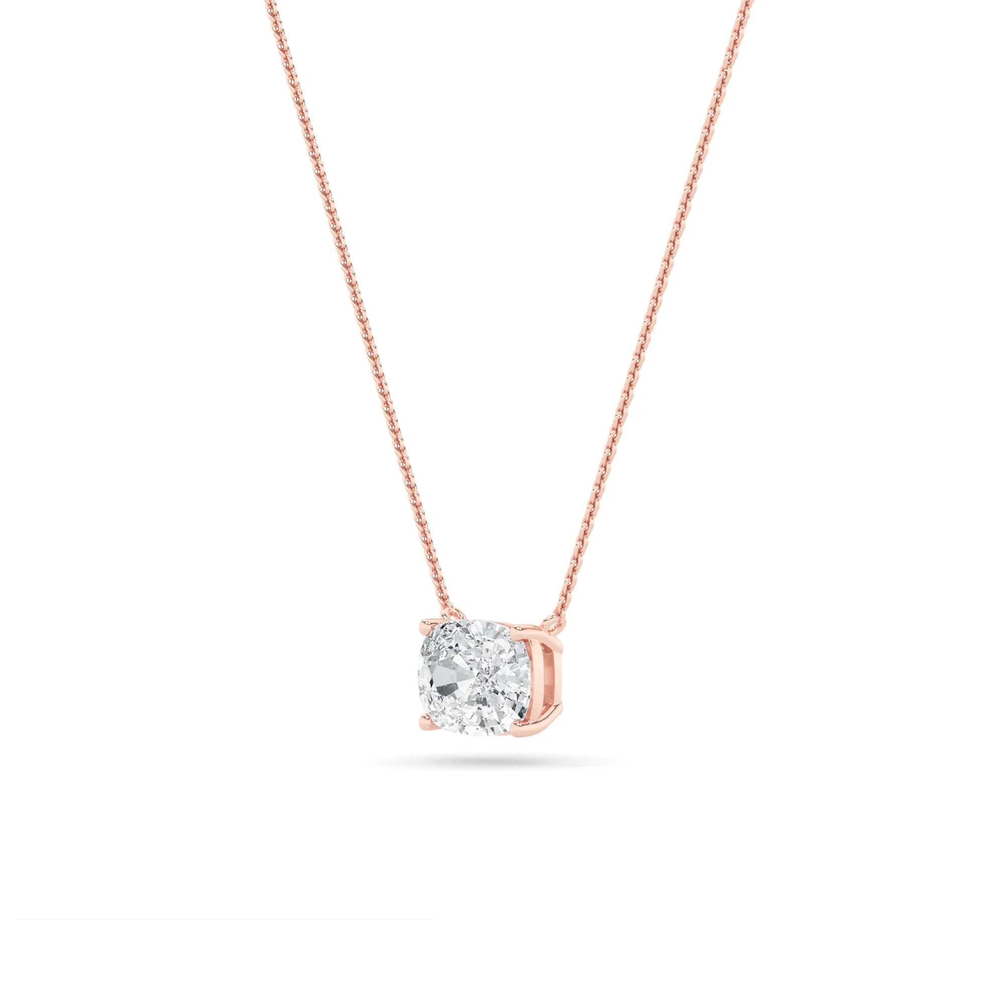 Susurro Templado lab grown diamond necklace, side profile
