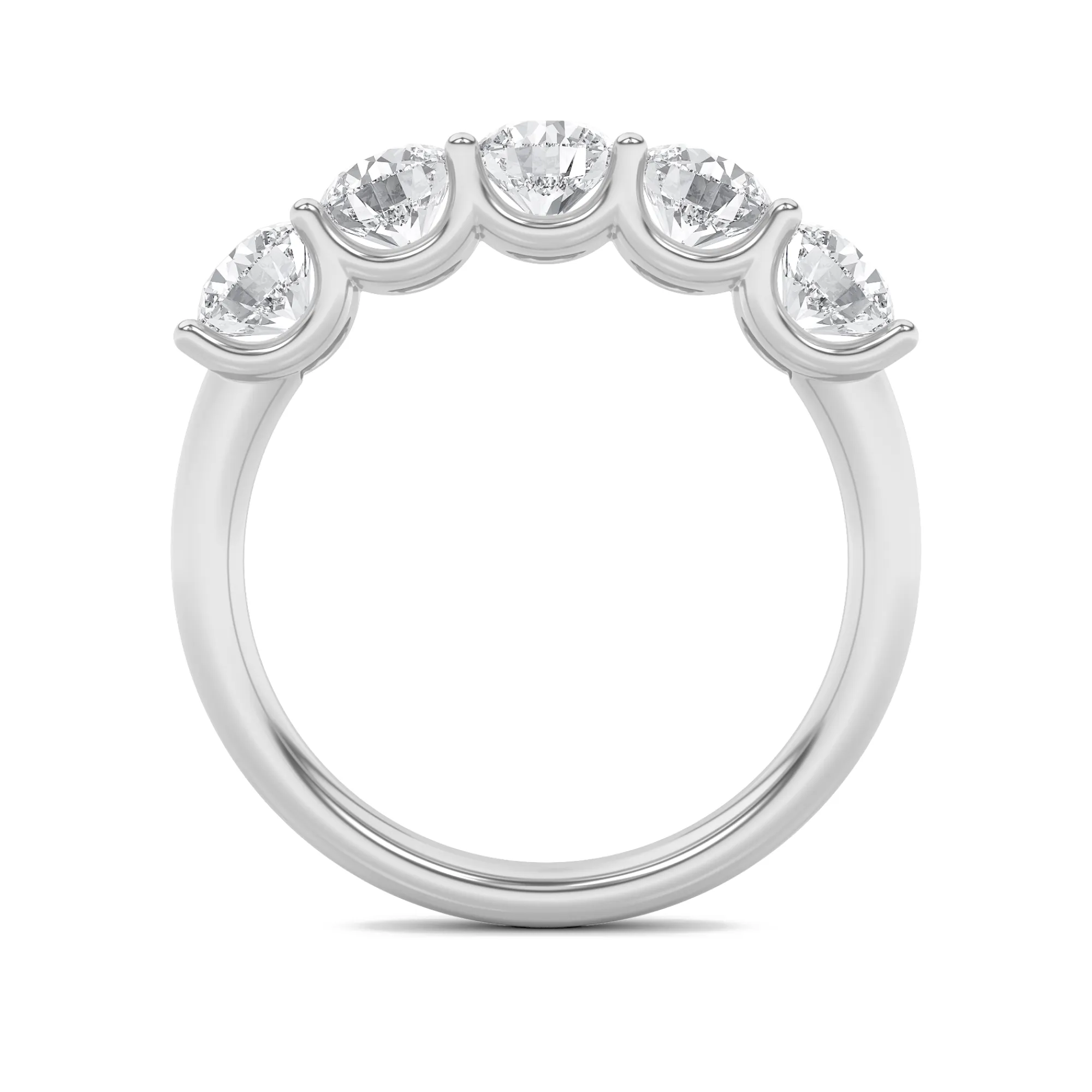 Gracia Sagrada lab grown diamond ring, on-hand view