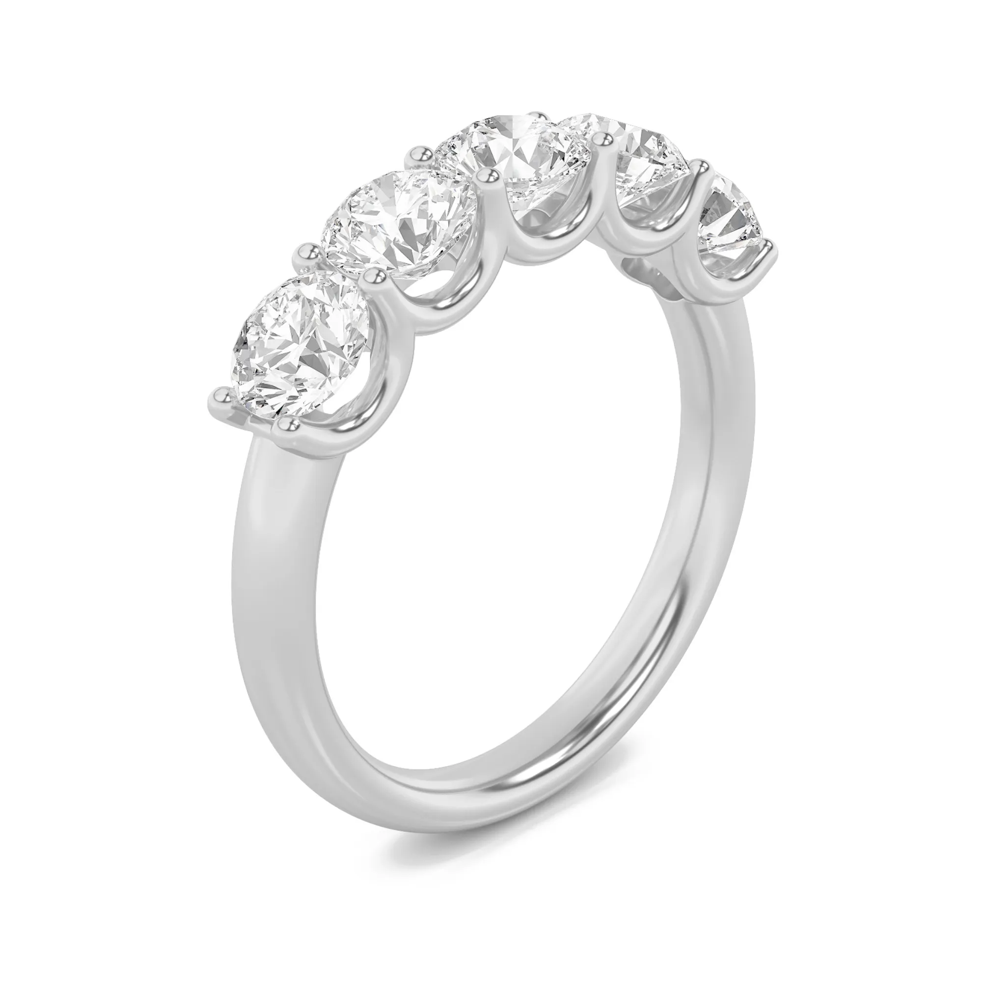 Gracia Sagrada lab grown diamond ring, side profile