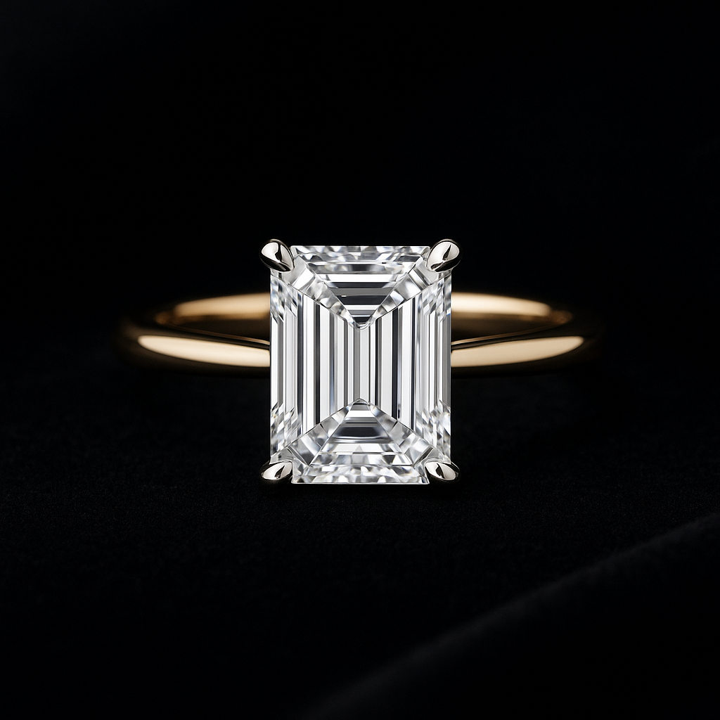 — 2N look-alike recreation, shown in clear diamond and fancy colour