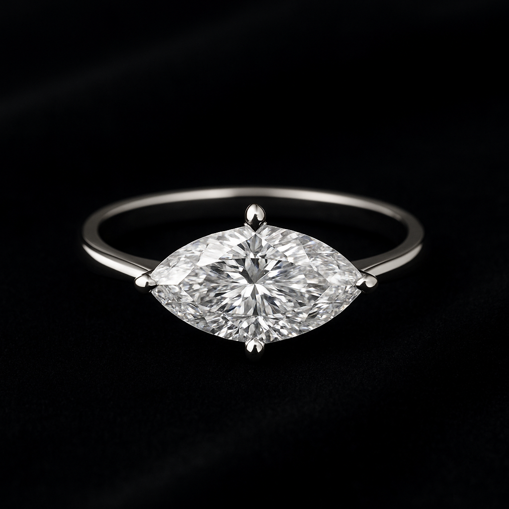  — 2N look-alike recreation, shown in clear diamond and fancy colour