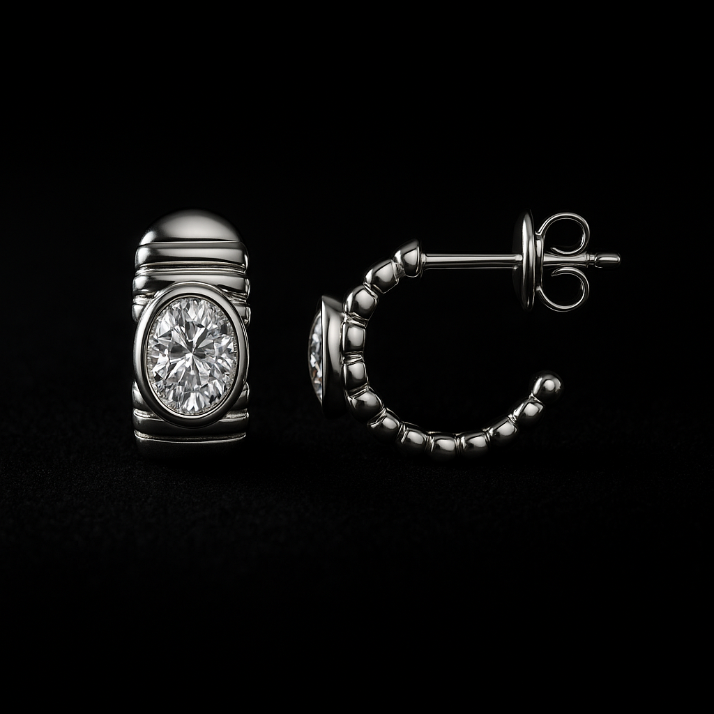 Serenata Ovale — 2N Master-Artisan recreation, shown in clear diamond and fancy colour