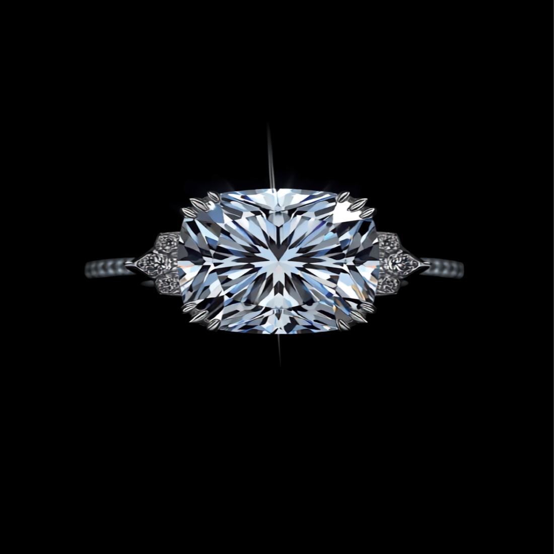 Luce Perfetta — 2N Master-Artisan recreation, shown in clear diamond and fancy colour