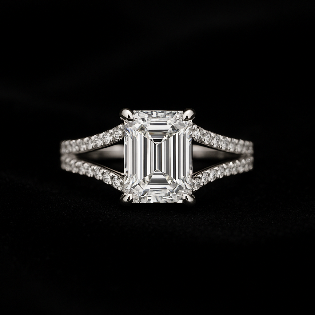  — 2N look-alike recreation, shown in clear diamond and fancy colour