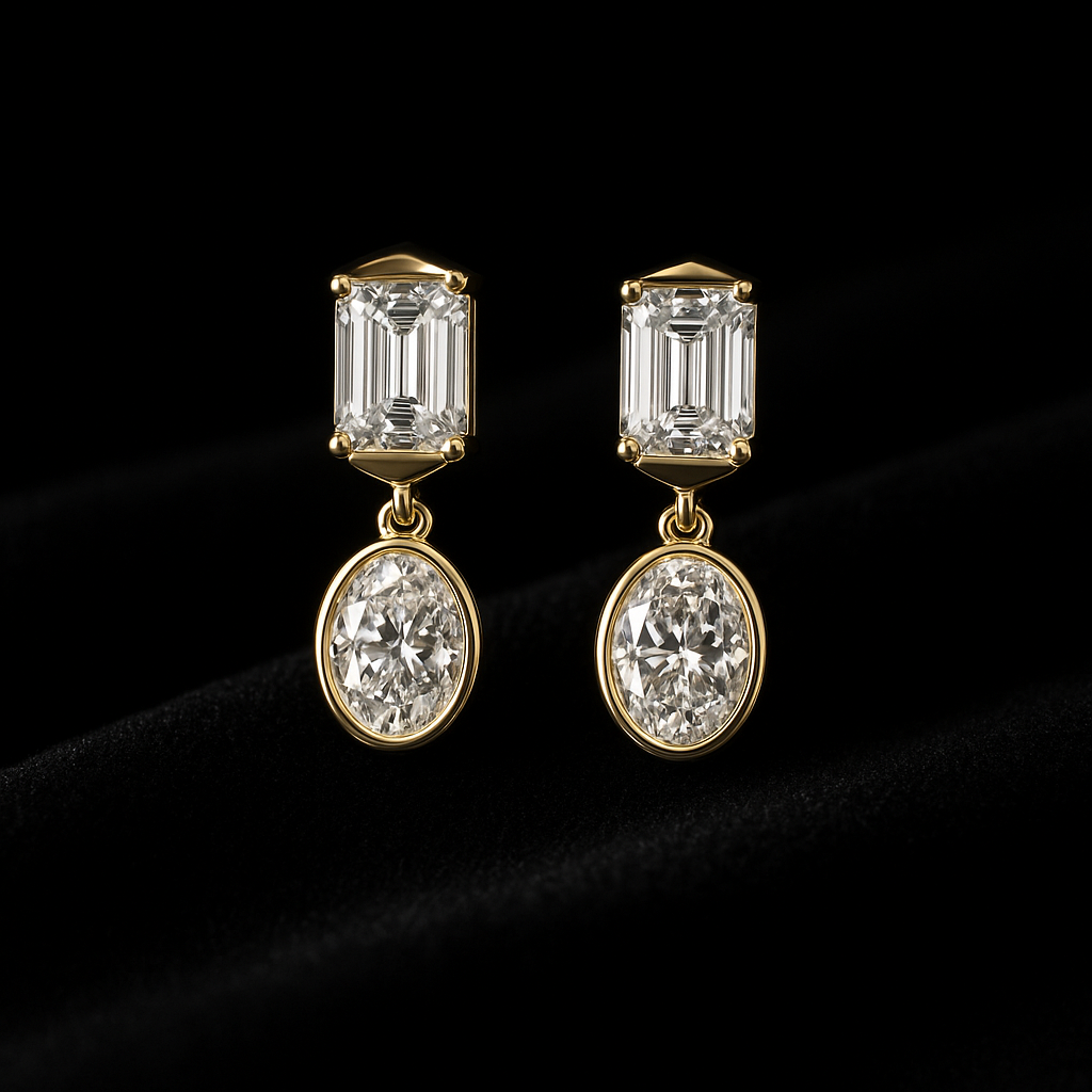 Stella Ferma — 2N Master-Artisan recreation, shown in clear diamond and fancy colour
