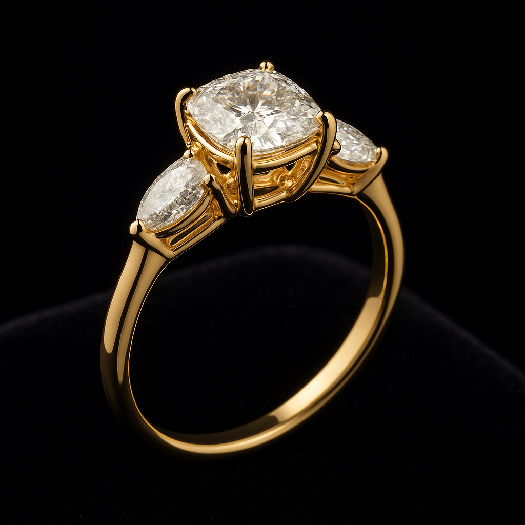 Luce Perfetta — 2N Master-Artisan recreation, shown in clear diamond and fancy colour