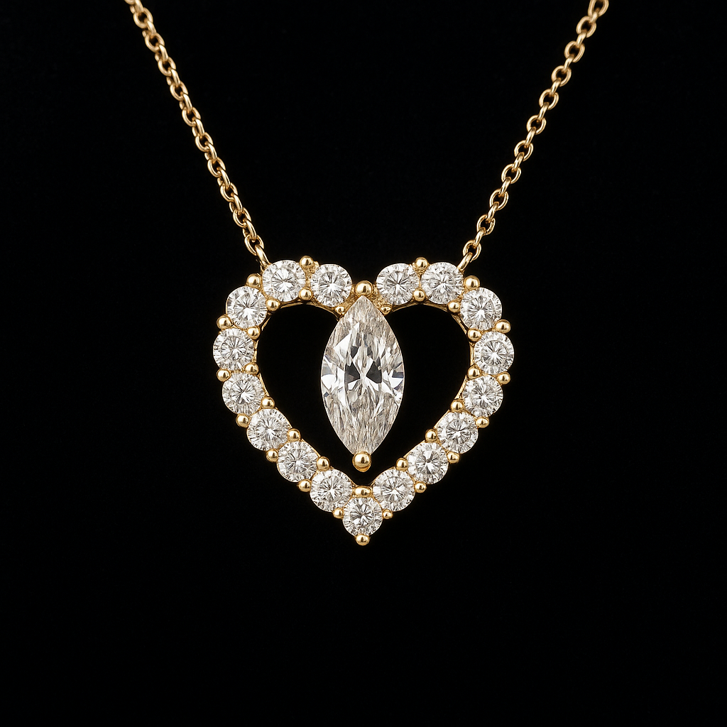  — 2N look-alike recreation, shown in clear diamond and fancy colour