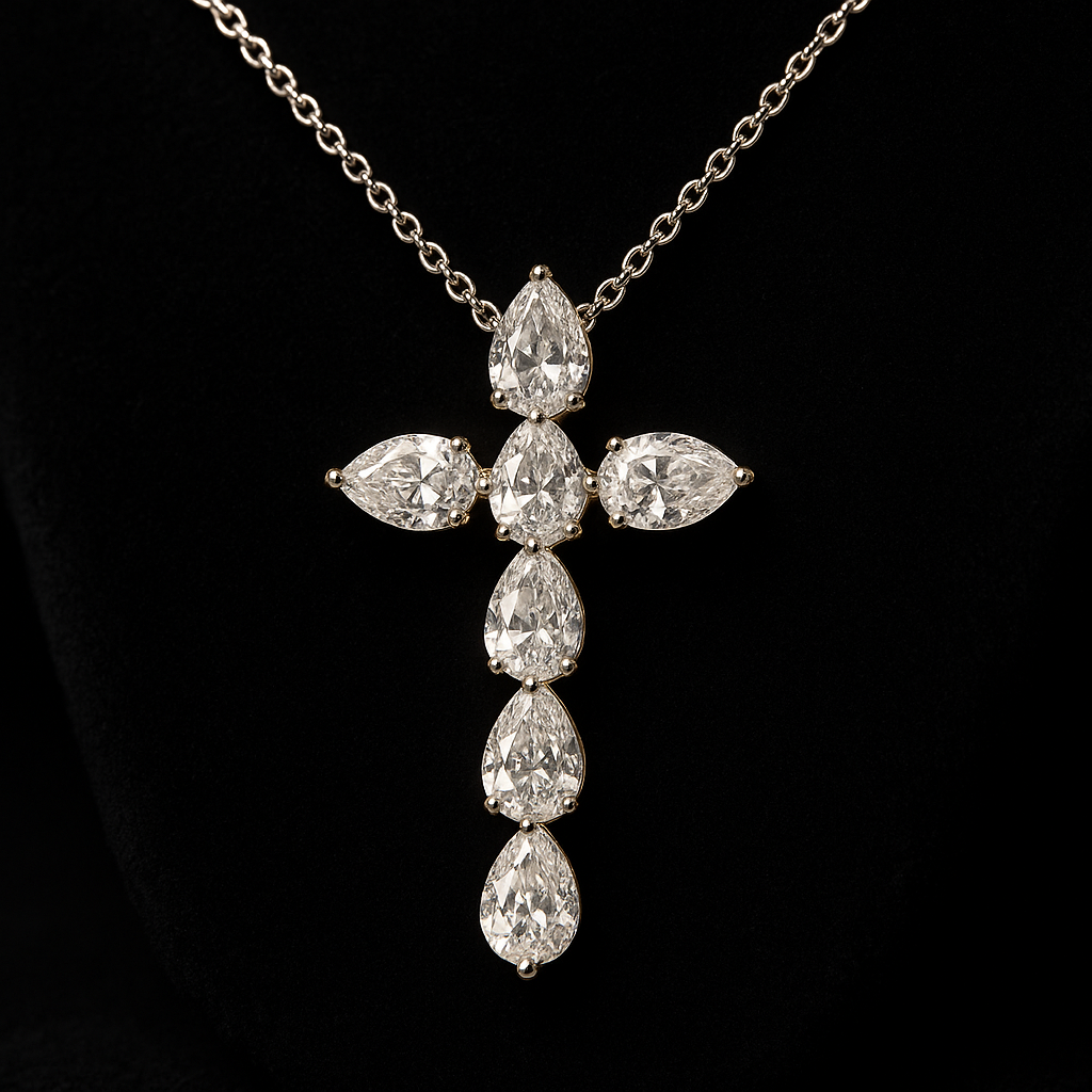  — 2N look-alike recreation, shown in clear diamond and fancy colour
