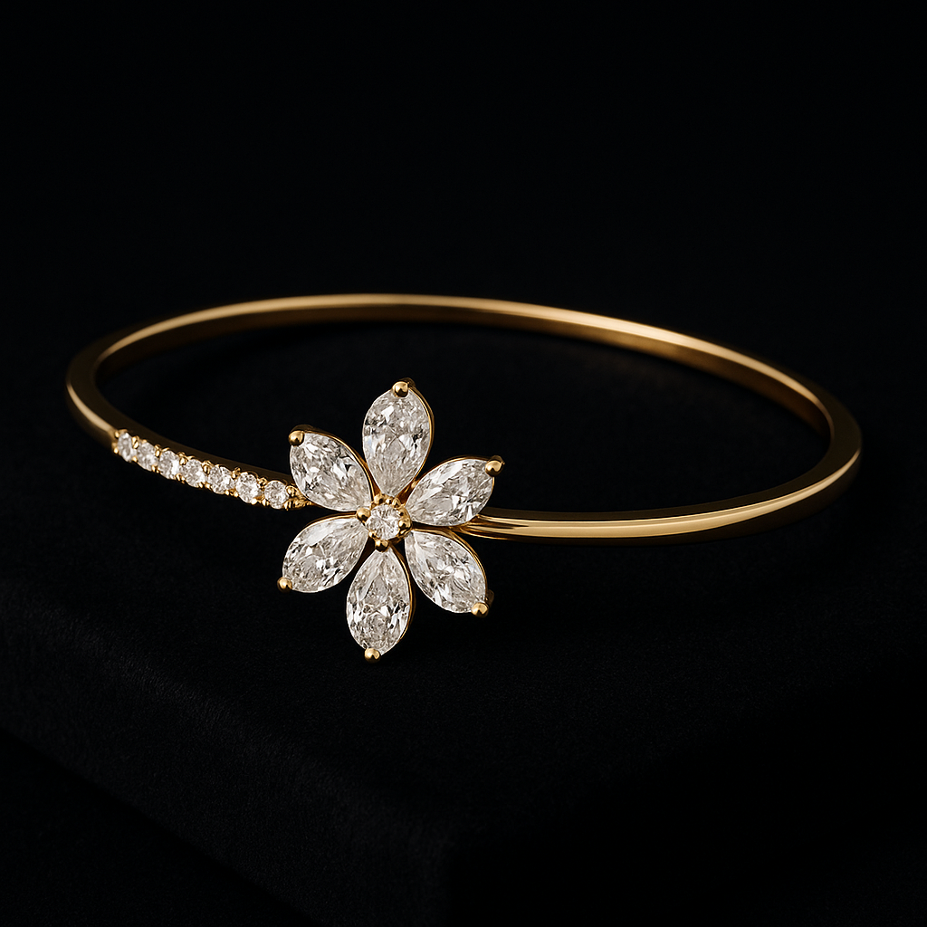 — 2N look-alike recreation, shown in clear diamond and fancy colour