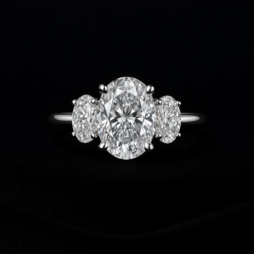  — 2N look-alike recreation, shown in clear diamond and fancy colour