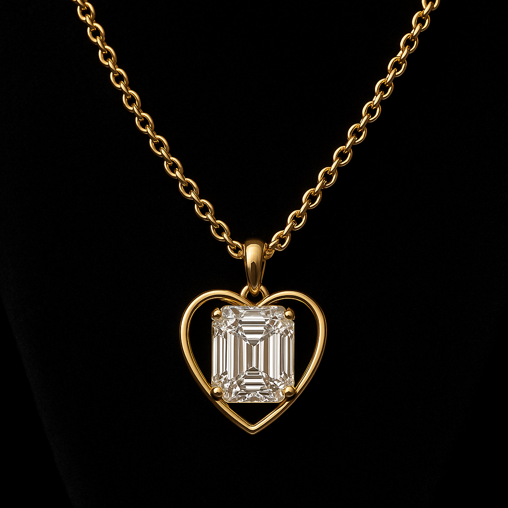  — 2N look-alike recreation, shown in clear diamond and fancy colour