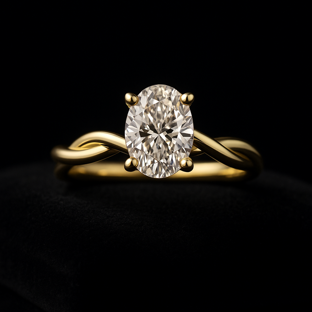 Frisson de Provence — 2N Master-Artisan recreation, shown in clear diamond and fancy colour