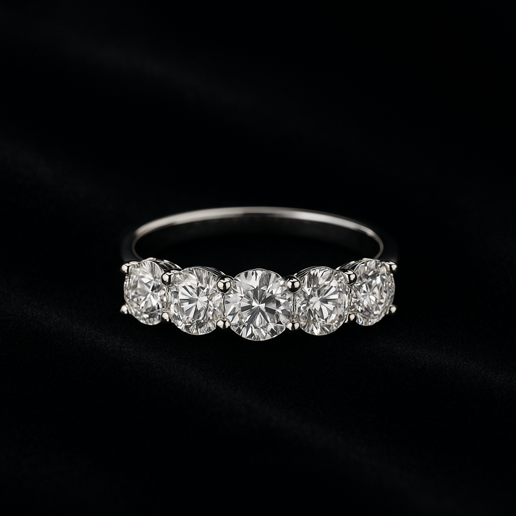  — 2N look-alike recreation, shown in clear diamond and fancy colour