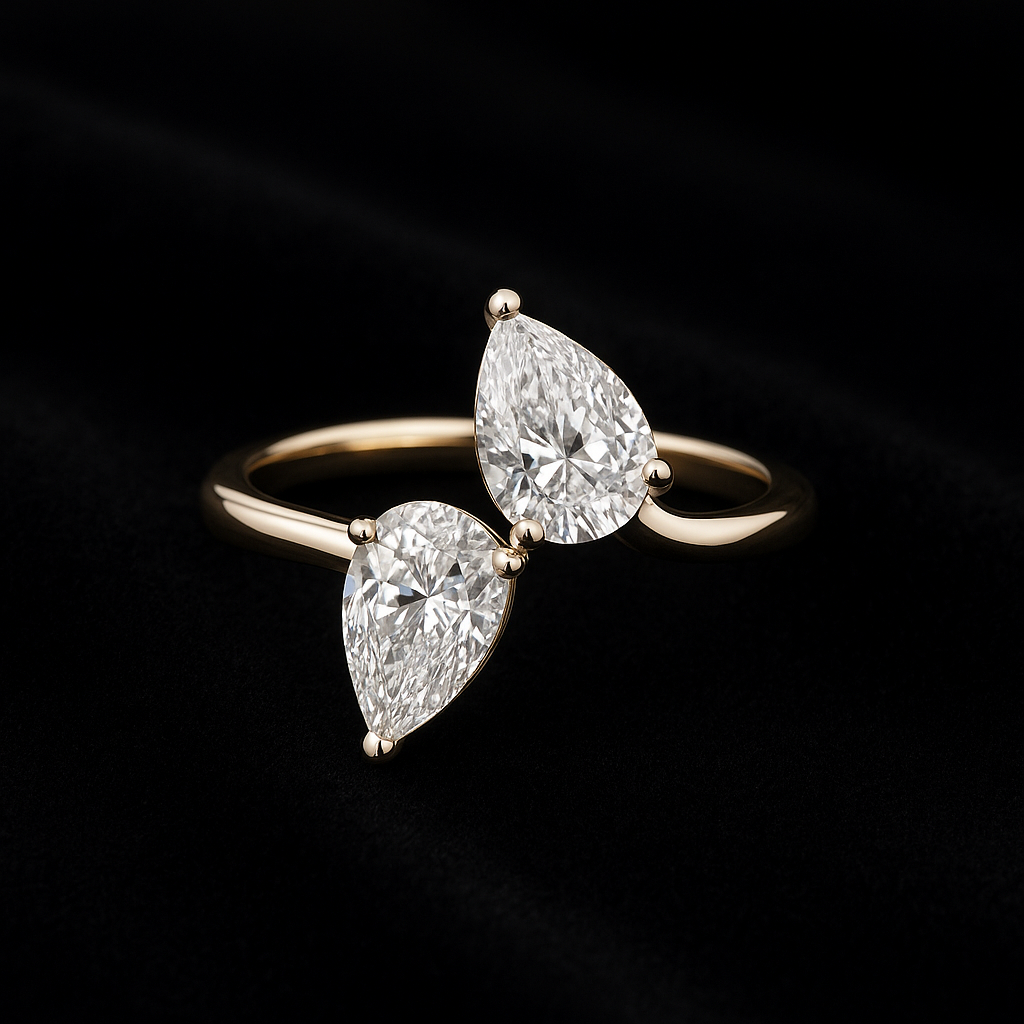  — 2N look-alike recreation, shown in clear diamond and fancy colour