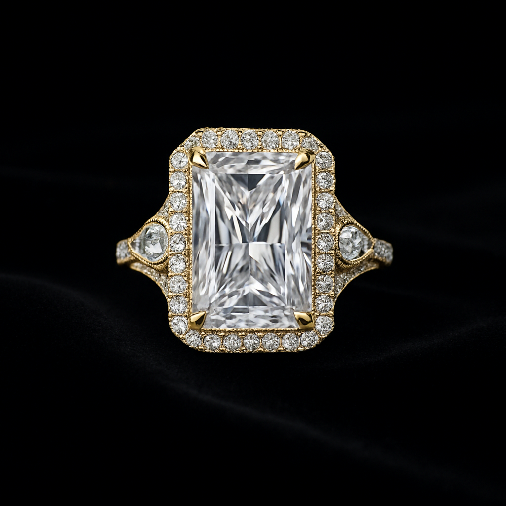  — 2N look-alike recreation, shown in clear diamond and fancy colour