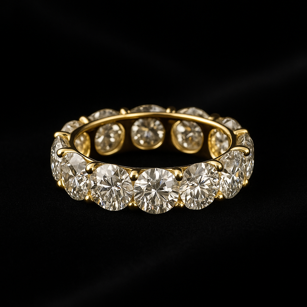  — 2N look-alike recreation, shown in clear diamond and fancy colour