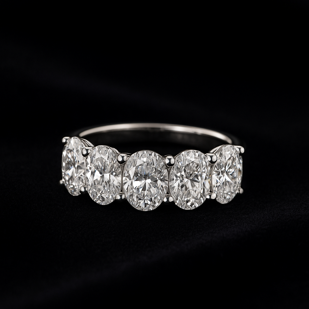  — 2N look-alike recreation, shown in clear diamond and fancy colour