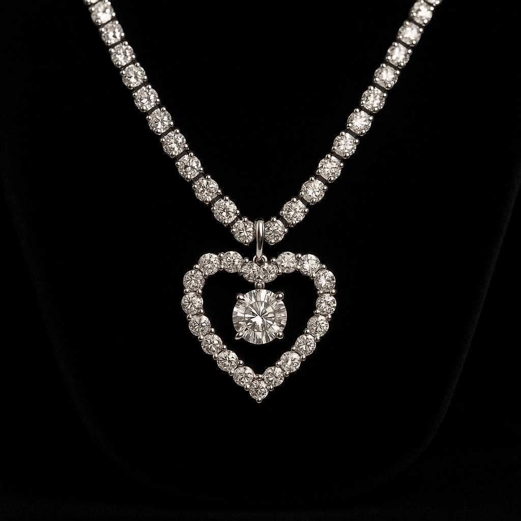 — 2N look-alike recreation, shown in clear diamond and fancy colour
