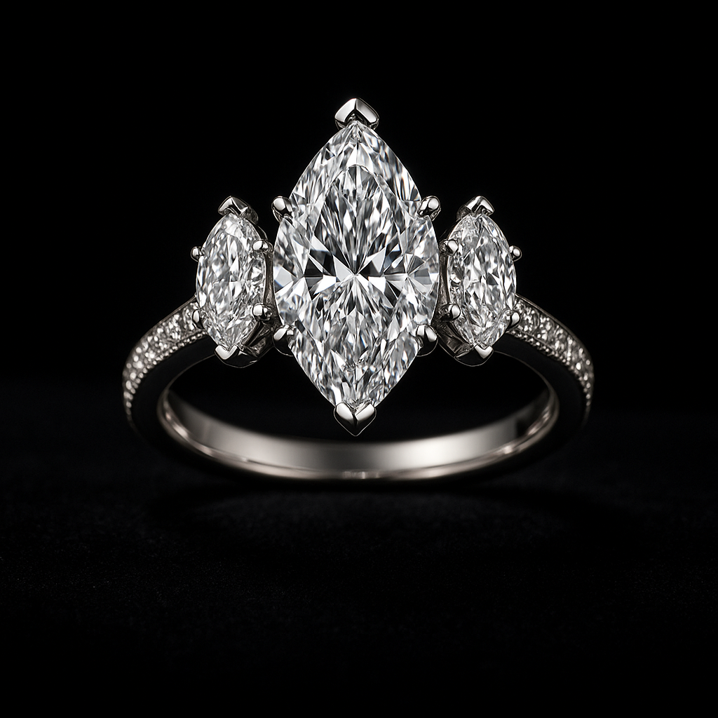 Sorriso di Luce — 2N Master-Artisan recreation, shown in clear diamond and fancy colour