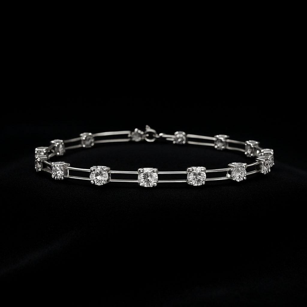 Stella Ferma — 2N Master-Artisan recreation, shown in clear diamond and fancy colour