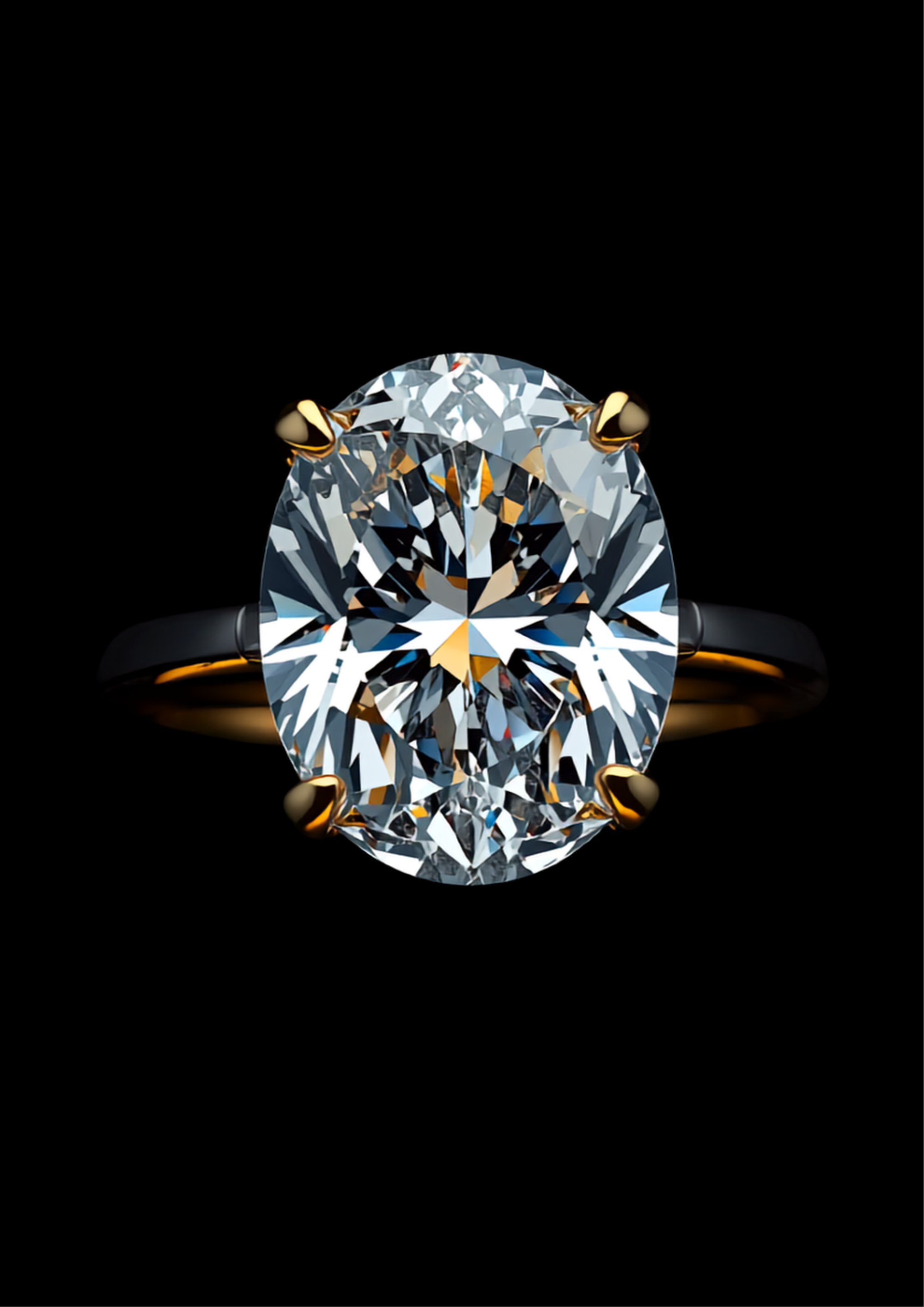 Luce d'Amore — 2N Master-Artisan recreation, shown in clear diamond and fancy colour