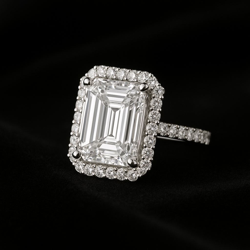  — 2N look-alike recreation, shown in clear diamond and fancy colour