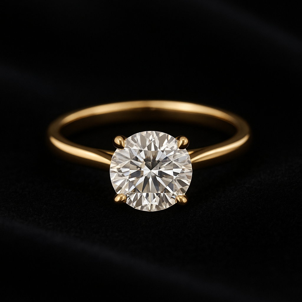  — 2N look-alike recreation, shown in clear diamond and fancy colour