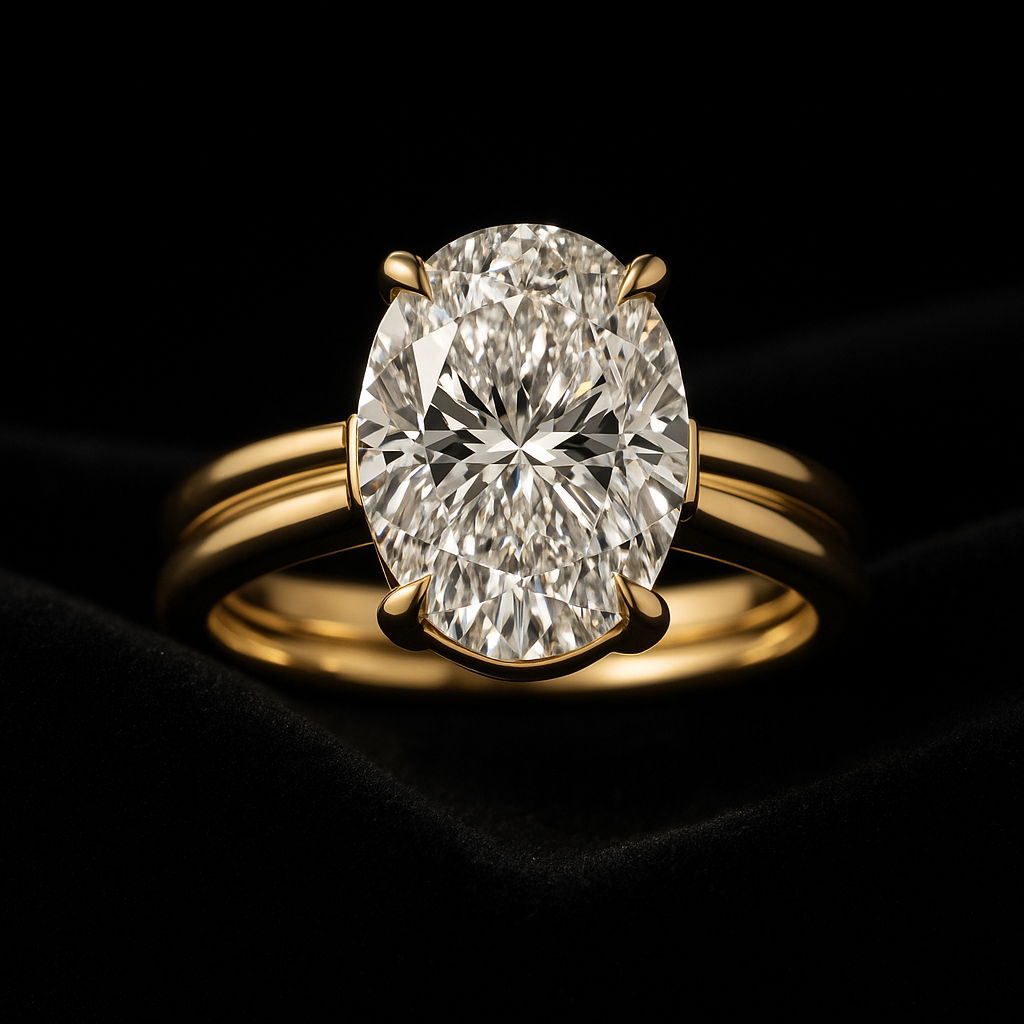 Serenità Luminosa — 2N Master-Artisan recreation, shown in clear diamond and fancy colour
