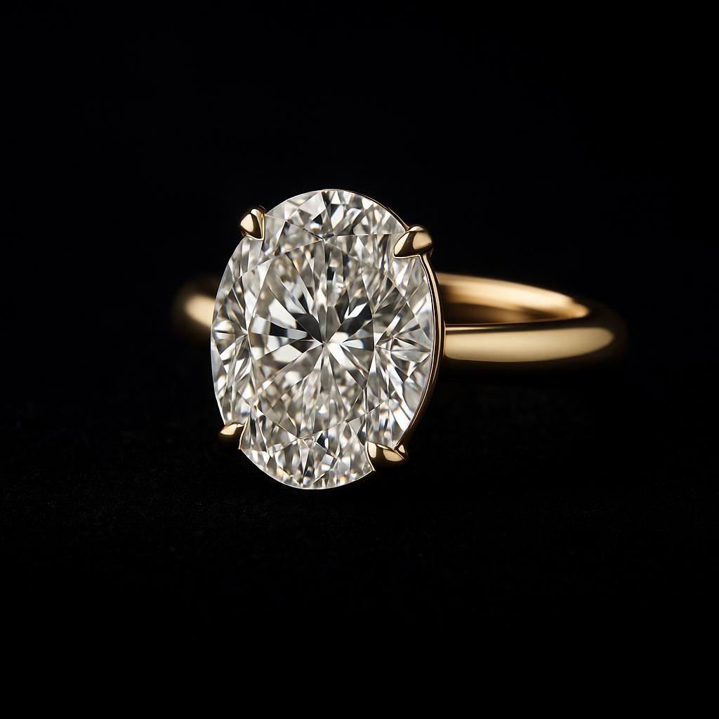 Luce Divina — 2N Master-Artisan recreation, shown in clear diamond and fancy colour
