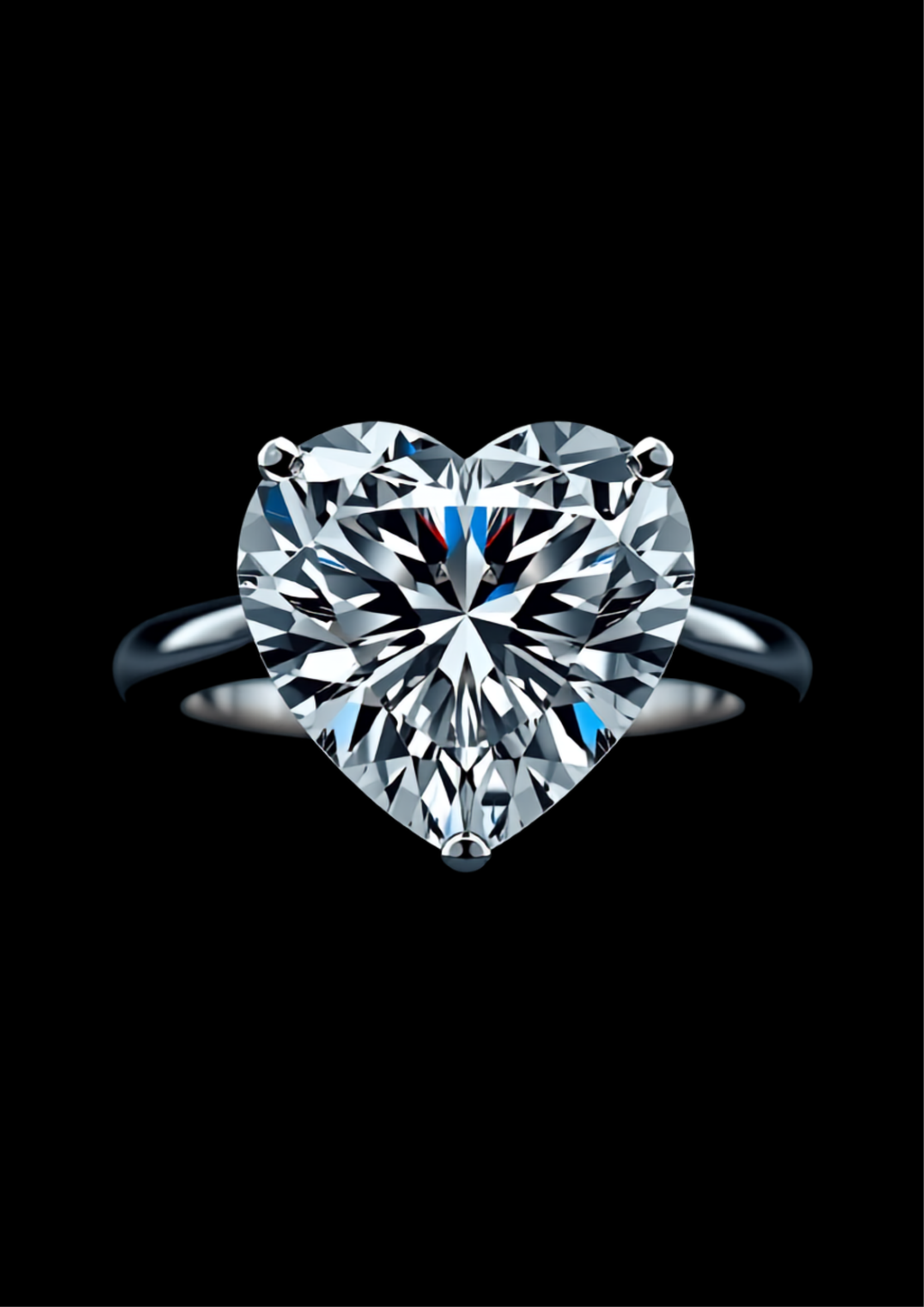 Amore in Pietra — 2N Master-Artisan recreation, shown in clear diamond and fancy colour