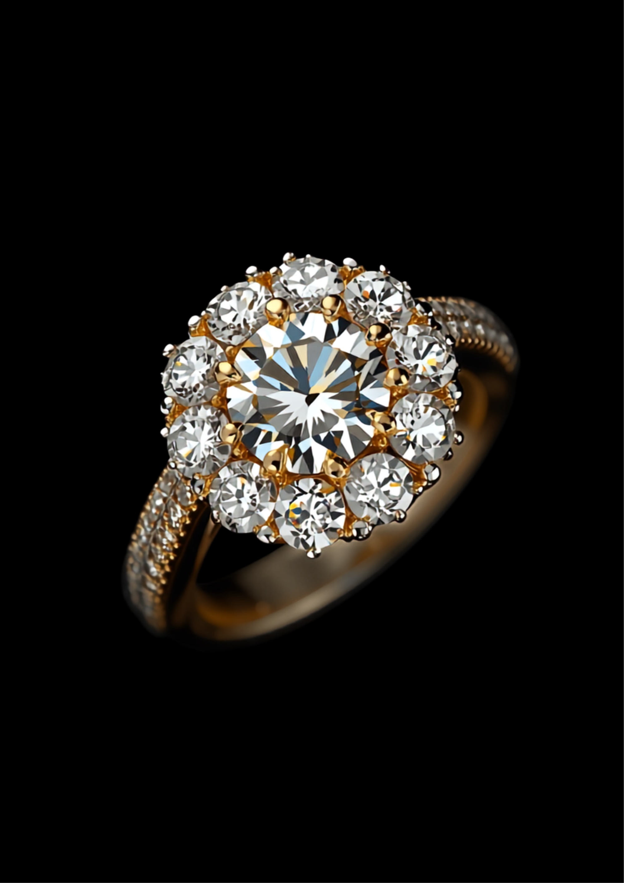 Luce Eterna — 2N Master-Artisan recreation, shown in clear diamond and fancy colour