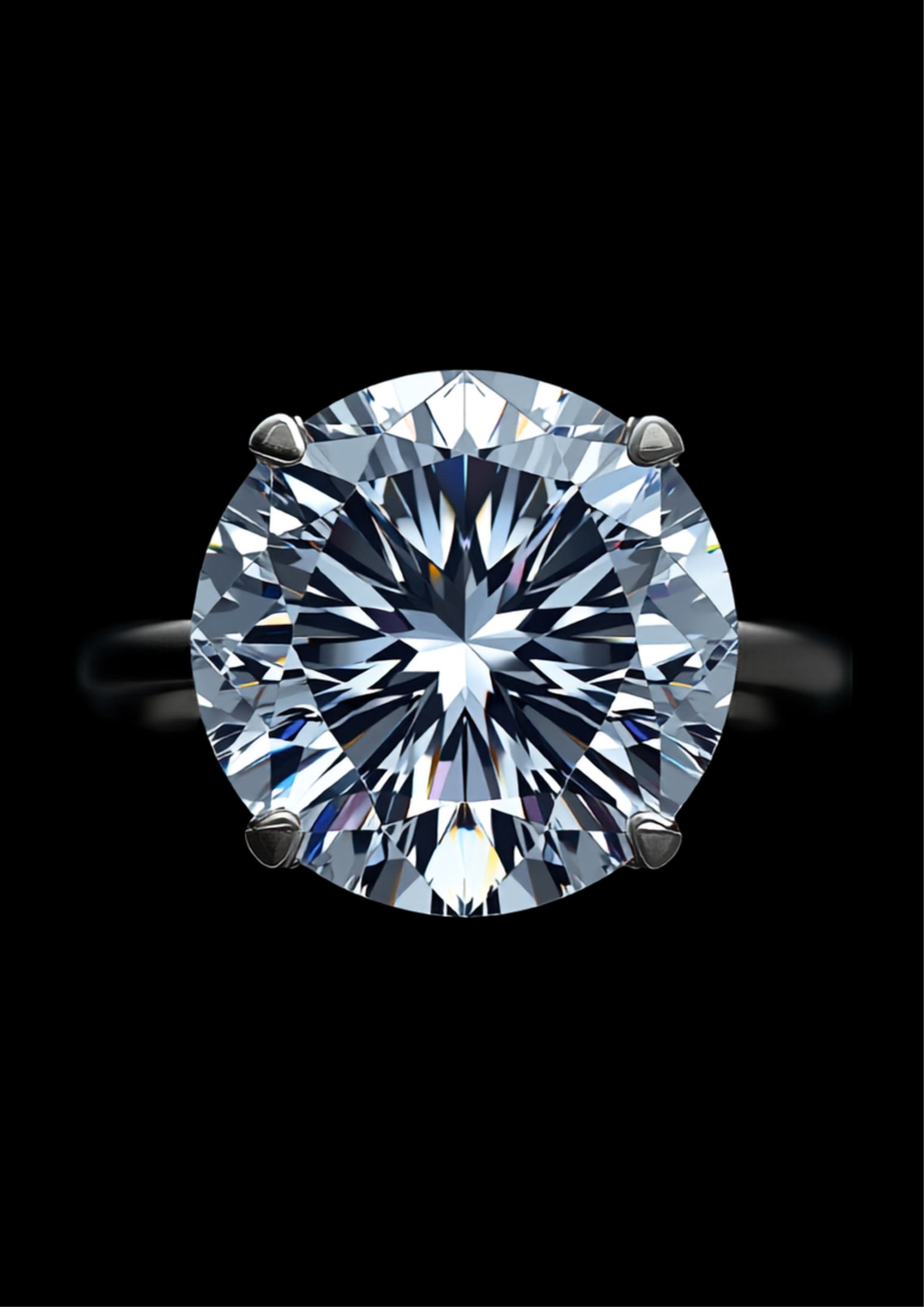 Chiarore Lunare — 2N Master-Artisan recreation, shown in clear diamond and fancy colour