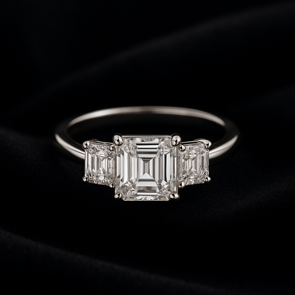  — 2N look-alike recreation, shown in clear diamond and fancy colour