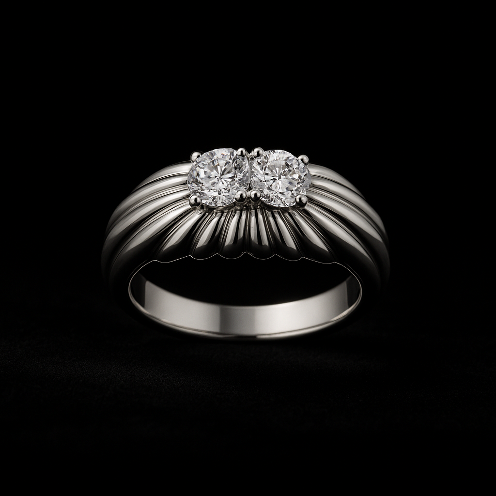 Perle de Lune — 2N Master-Artisan recreation, shown in clear diamond and fancy colour