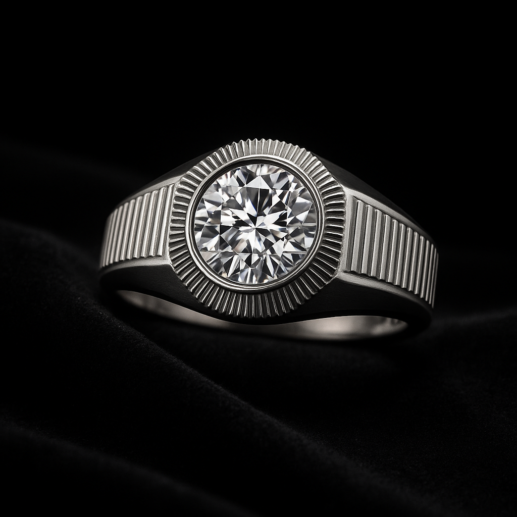 Sogno Rotondo — 2N Master-Artisan recreation, shown in clear diamond and fancy colour