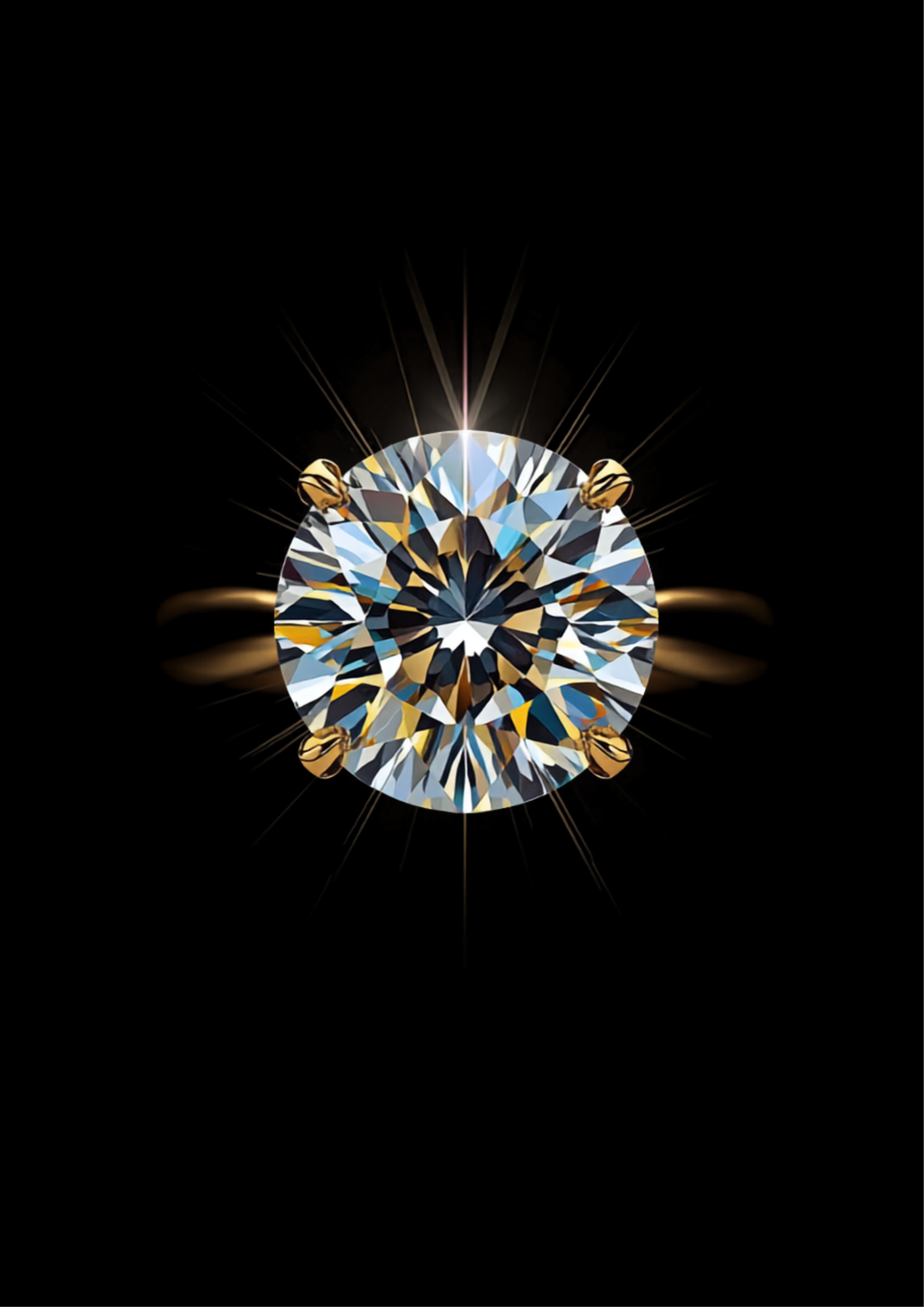 Luna Pura — 2N Master-Artisan recreation, shown in clear diamond and fancy colour