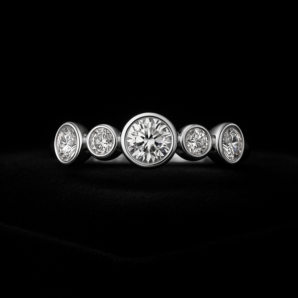Promessa Quotidiana — 2N Master-Artisan recreation, shown in clear diamond and fancy colour