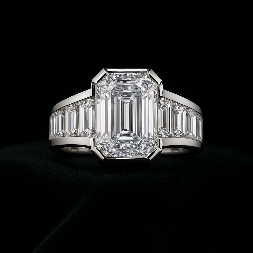 Luce Sottile — 2N Master-Artisan recreation, shown in clear diamond and fancy colour