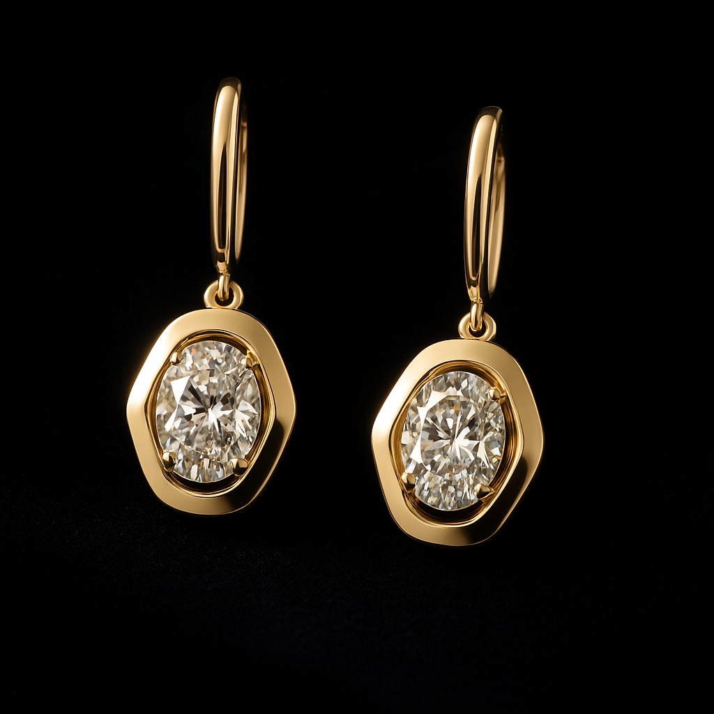 Serenata Ovale — 2N Master-Artisan recreation, shown in clear diamond and fancy colour