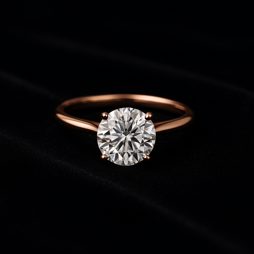  — 2N look-alike recreation, shown in clear diamond and fancy colour