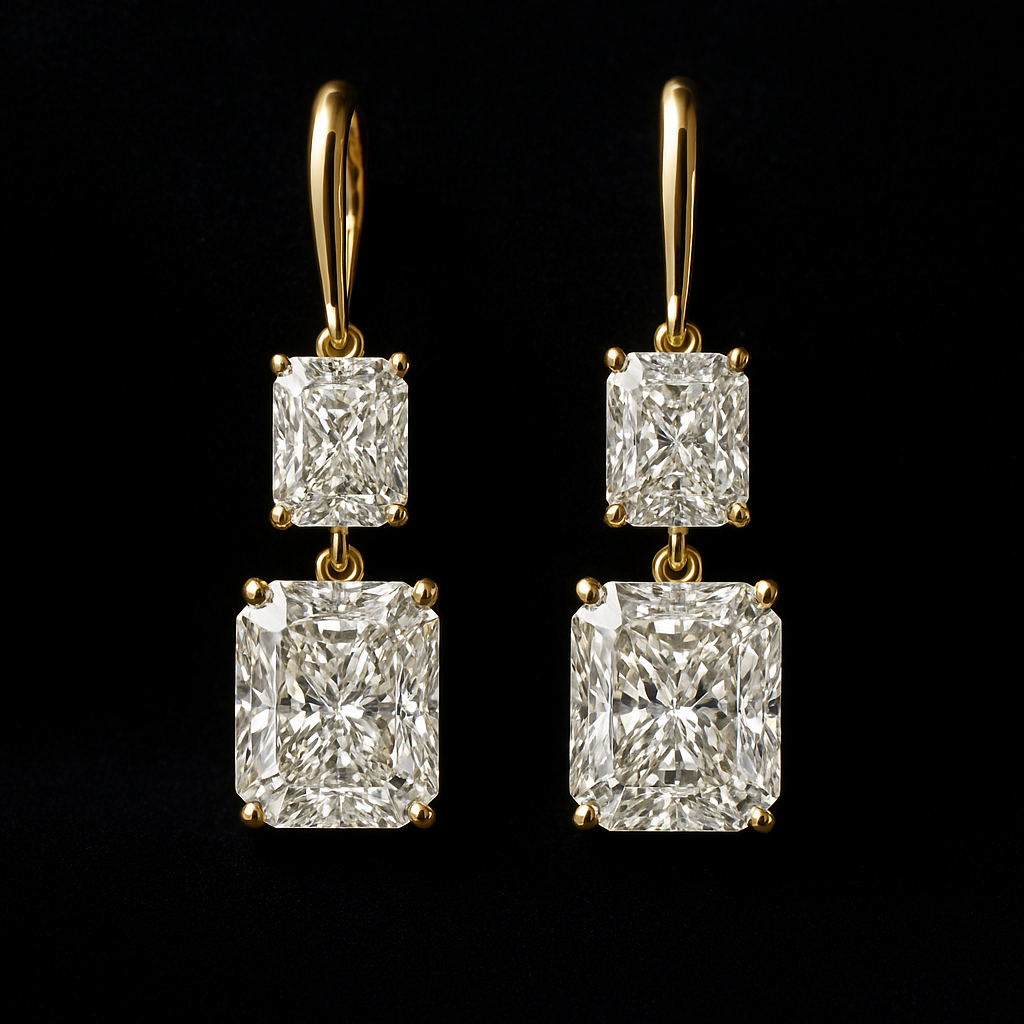  — 2N look-alike recreation, shown in clear diamond and fancy colour