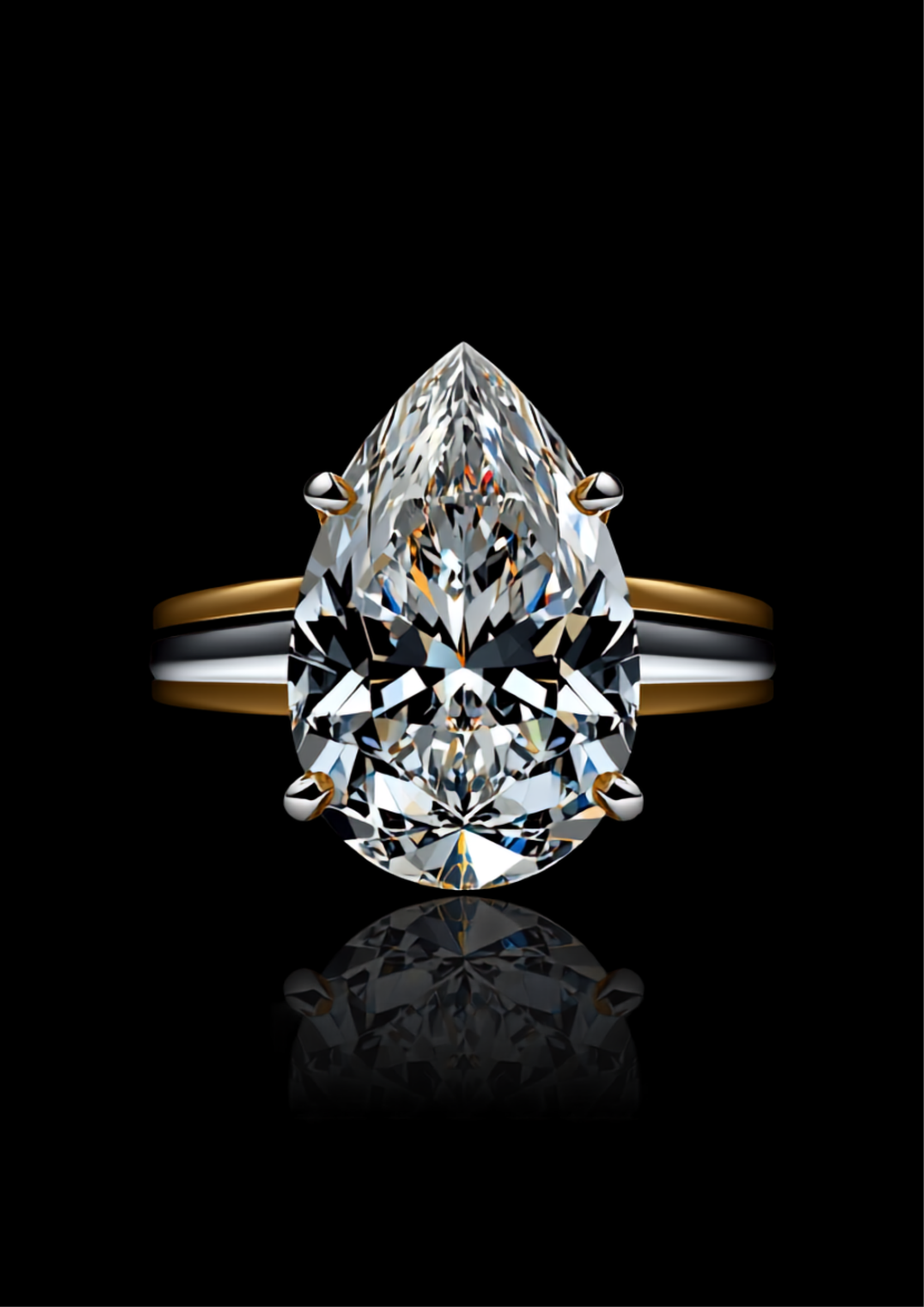 Rugiada Preziosa — 2N Master-Artisan recreation, shown in clear diamond and fancy colour