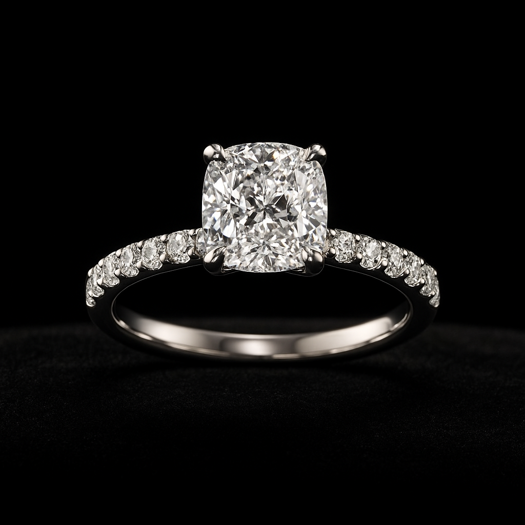 Perle de Lumière — 2N Master-Artisan recreation, shown in clear diamond and fancy colour