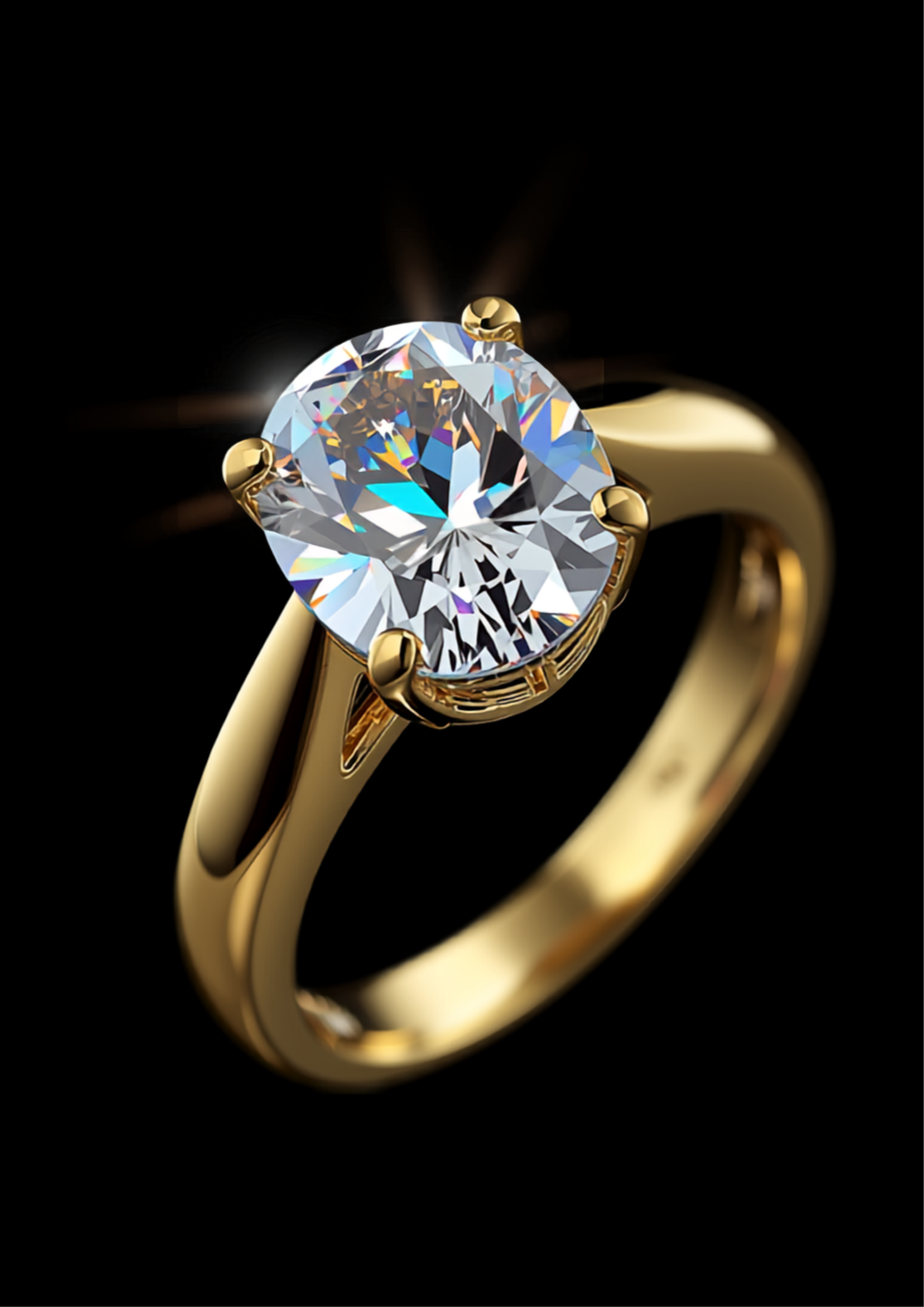 Serenata Ovale — 2N Master-Artisan recreation, shown in clear diamond and fancy colour