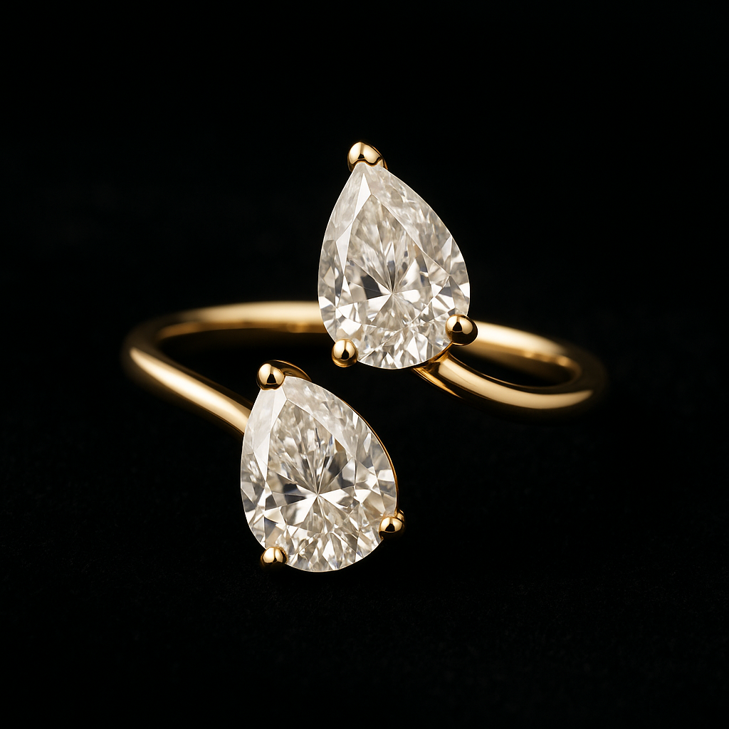  — 2N look-alike recreation, shown in clear diamond and fancy colour
