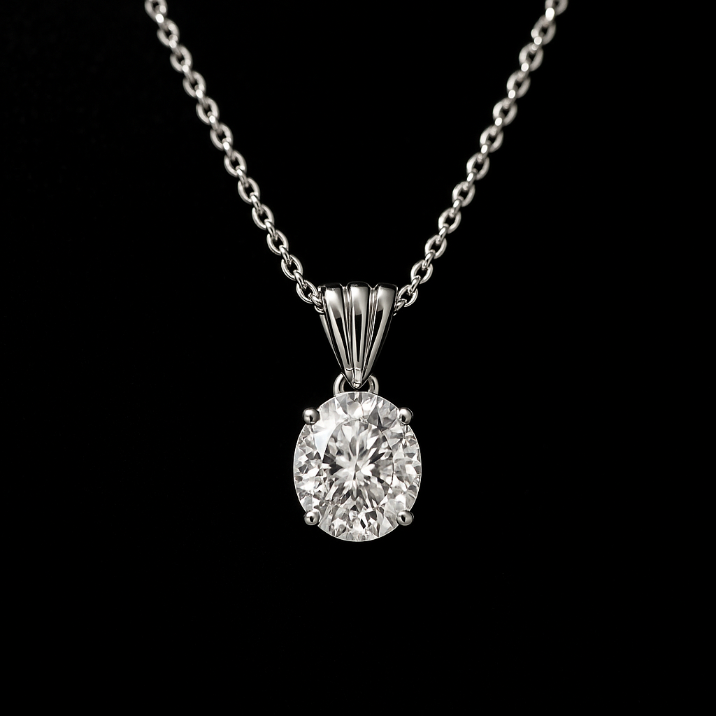Ellisse Perfetta — 2N Master-Artisan recreation, shown in clear diamond and fancy colour